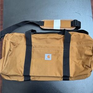 Carhartt Tan Canvas Duffel Bag